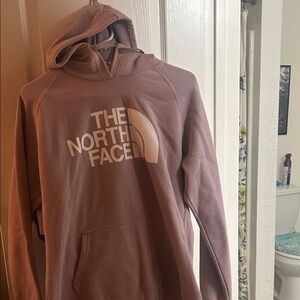 The North Face Crewneck Hoodie in Dusty Rose